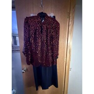 Stunning Women's Alex Evening Mandarin Neck Jacket, Tank Top & Black Dress Pants